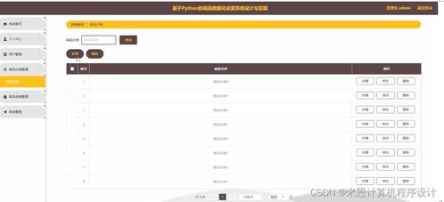django計算機畢設基于的商品數(shù)據(jù)化運營系統(tǒng)設計與實現(xiàn)bfmc19